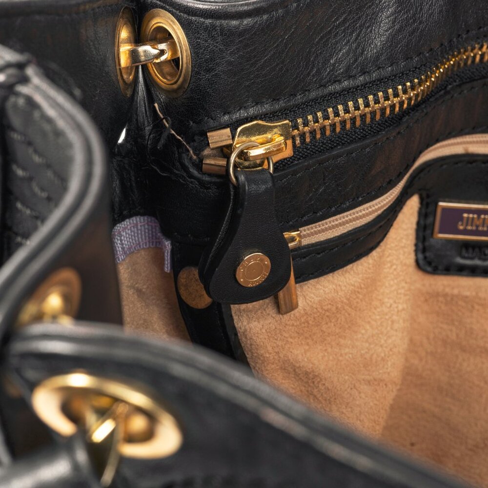 Jimmy Choo Alex Black Leather Hobo - Picture 15 of 15